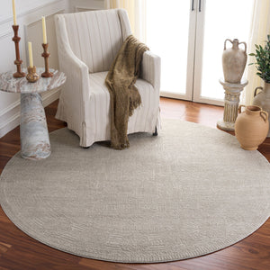 Safavieh Reflection Soft Ivory & White Area Rug – Low-Profile Power-Loomed Traditional Design, Durable Comfort 5'-1" x 7'-6" RFT672B-5