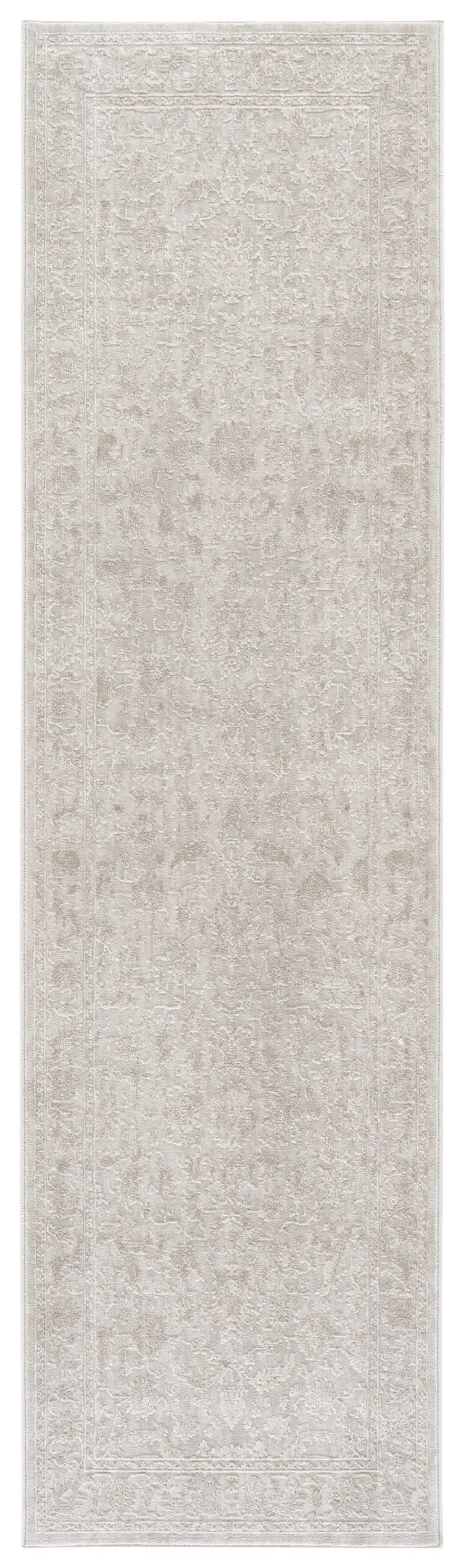 Safavieh Reflection Soft Beige & Ivory Traditional-Transitional Area Rug, Low Pile Durability For High Traffic Spaces 5'-1" x 7'-6" RFT674B-5