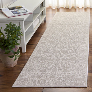Safavieh Reflection Ivory And White Area Rug — Low-Profile Power-Loomed Turkish Rug For Timeless Elegance And Comfort 4'-0" x 6'-0" RFT676A-4