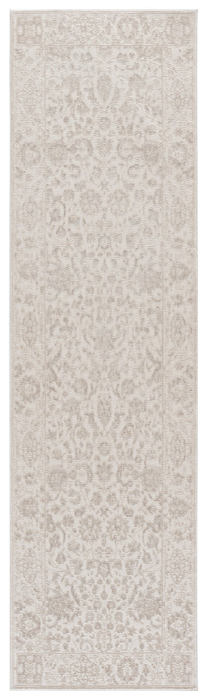 Safavieh Reflection Ivory And White Area Rug — Low-Profile Power-Loomed Turkish Rug For Timeless Elegance And Comfort 4'-0" x 6'-0" RFT676A-4