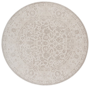 Safavieh Reflection Ivory And White Area Rug — Low-Profile Power-Loomed Turkish Rug For Timeless Elegance And Comfort 4'-0" x 6'-0" RFT676A-4