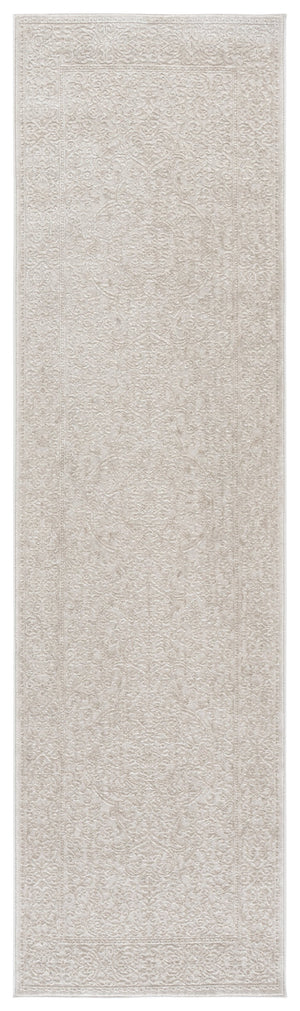 Safavieh Reflection Ivory Beige Square Rug — Low-Profile Power-Loomed Design For Timeless Softness & Durability 6'-7" x 6'-7" RFT678A-7SQ