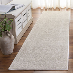 Safavieh Reflection Ivory And White Runner Rug — Low-Profile Power-Loomed Elegance For Hallways & Entryways 2'-3" x 8'-0" RFT680A-28
