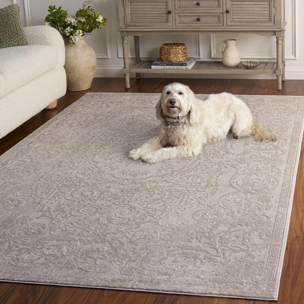 Safavieh Reflection Ivory And White Runner Rug — Low-Profile Power-Loomed Elegance For Hallways & Entryways 2'-3" x 8'-0" RFT680A-28