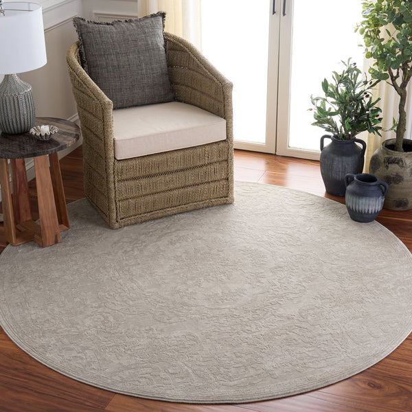 Safavieh Reflection Ivory And White Runner Rug — Low-Profile Power-Loomed Elegance For Hallways & Entryways 2'-3" x 8'-0" RFT680A-28