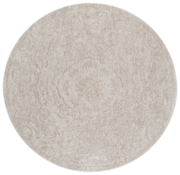 Safavieh Reflection Ivory And White Area Rug - Traditional Motif, Low-Profile Pile, Durable Power-Loomed Finish 4'-0" x 6'-0" RFT680A-4