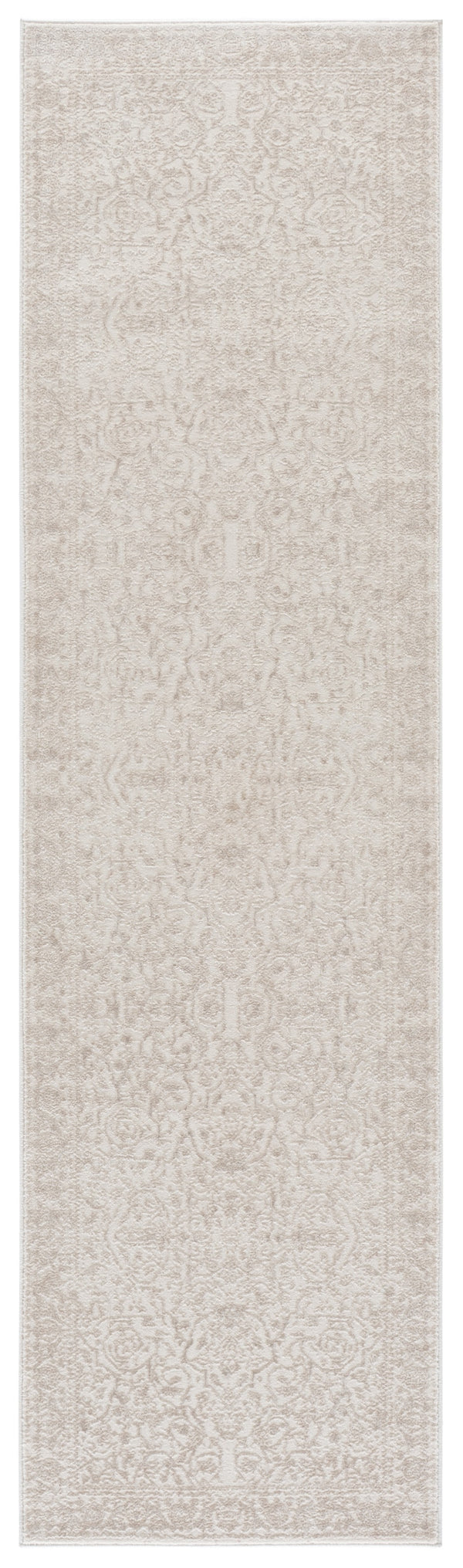 Safavieh Reflection Ivory And White Traditional Area Rug — Low-Profile Power-Loomed Turkish Blend For Living Rooms 5'-1" x 7'-6" RFT682A-5