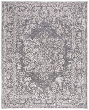 Safavieh Reflection Elegant Area Rug - Durable Power-loomed Design In Sophisticated Grey And Cream Aesthetic Dark Grey ,Cream 80% Polypropylene,20% Polyester Rftc664b-28