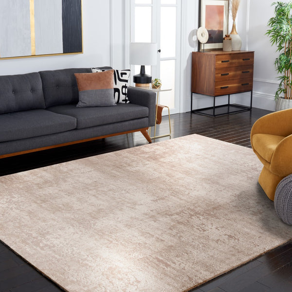 Safavieh Reflection Modern Area Rug - Plush Turkish Craftsmanship With Sophisticated Distressed Design Beige ,Grey 60% Polyester,40% Polypropylene Rftc716a-7