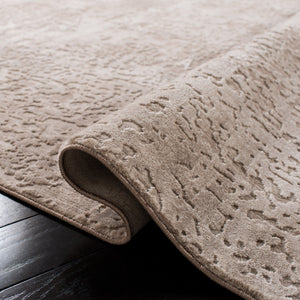 Safavieh Reflection Modern Beige Grey Area Rug - 5'1" X 7'6" Turkish Power Loomed Elegance For Your Home Beige ,Grey 60% Polyester,40% Polypropylene Rftc716a-5