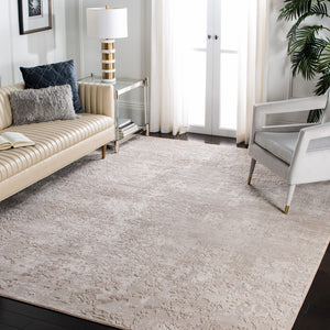 Safavieh Reflection Modern Area Rug - Plush Turkish Craftsmanship With Sophisticated Distressed Design Beige ,Grey 60% Polyester,40% Polypropylene Rftc716a-7