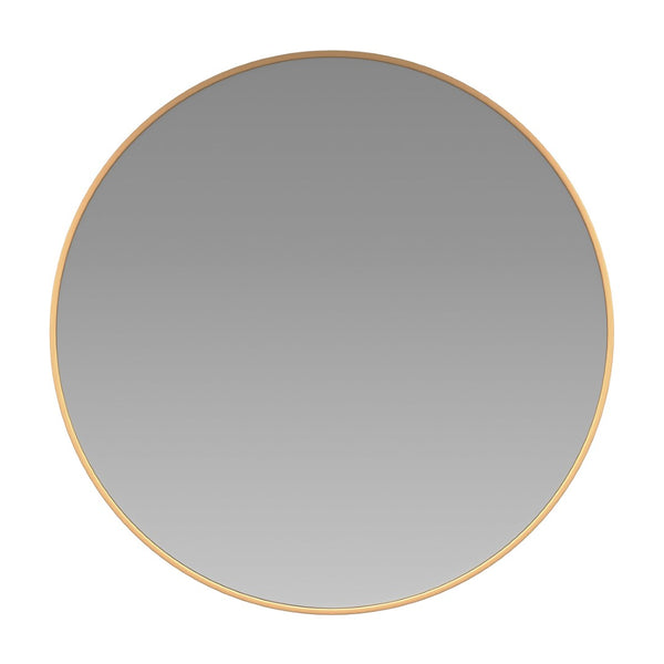 English Elm Julianne Elegant Round Metal Framed Wall Mirror - Timeless Accent for Bathroom, Entryway & Living Spaces Gold 24" Round RH-M003-RD60BB-GD-GG