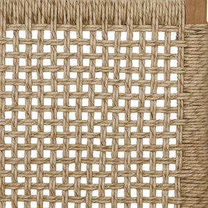Karina Living Fay Comfortable Occasional Chair - Stylish Teak & Woven Hyacinth for Modern Living Spaces & Patios RIV10012-NAT