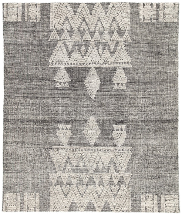 Jaipur Living Rize Torsby Global Bohemian Handmade Indoor Rug Black 12'x15'