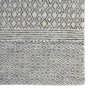Jaipur Living Jaipur Living Wool Hand-knotted Geometric Accent Rug Distressed Ivory Artisan Craft RUG138501