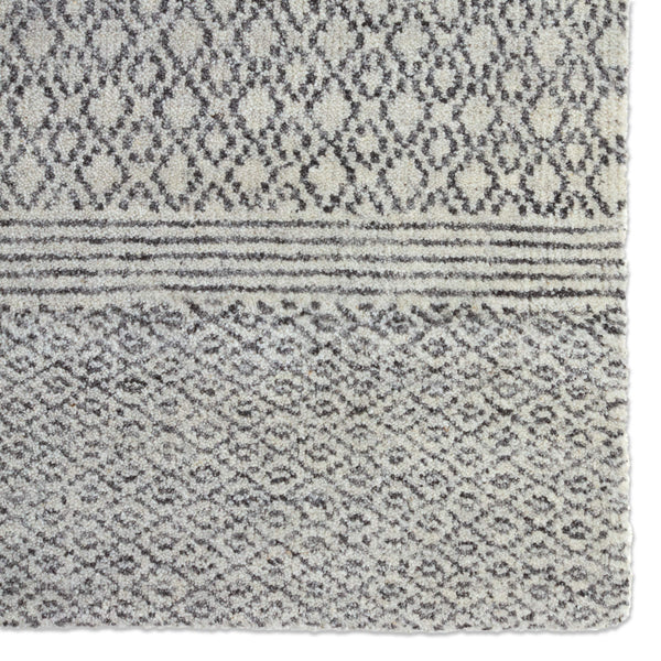 Jaipur Living Jaipur Living Wool Hand-knotted Geometric Accent Rug Distressed Ivory Artisan Craft RUG138501