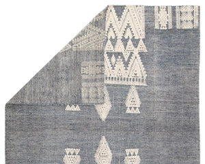 Jaipur Living Jaipur Living Torsby Hand-knotted Wool Tribal Rug Artisan Crafted for Bohemian Interiors Blue 9'X12' RUG141901