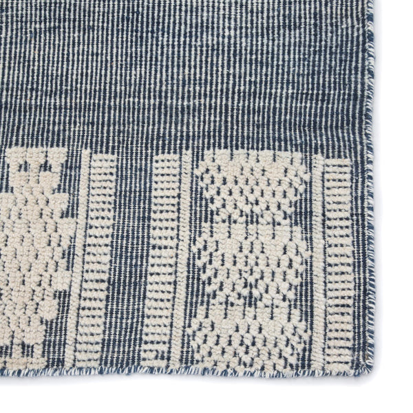 Jaipur Living Jaipur Living Torsby Hand-knotted Wool Tribal Rug Artisan Crafted for Bohemian Interiors Blue 9'X12' RUG141901