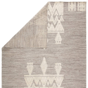 Jaipur Living Jaipur Living Torsby Hand-knotted Wool Tribal Rug Artisan Crafted for Bohemian Interiors Gray 9'X12' RUG146274