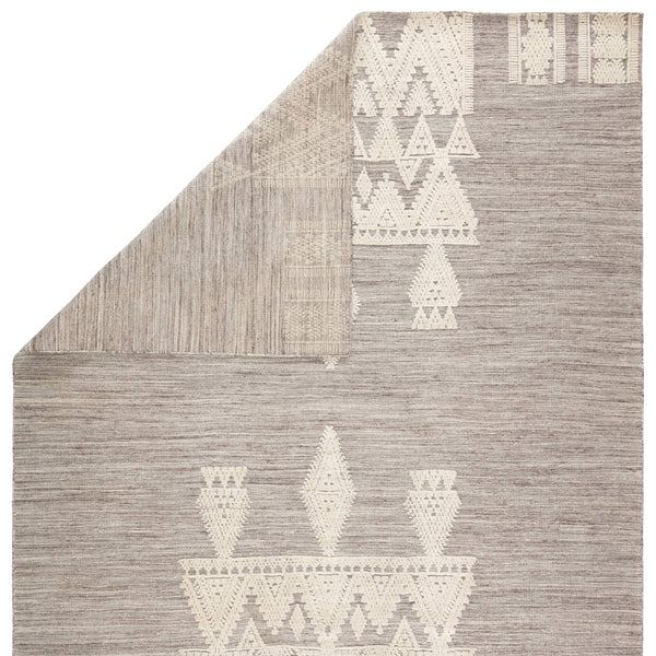 Jaipur Living Jaipur Living Torsby Hand-knotted Wool Tribal Rug Artisan Crafted for Bohemian Interiors Gray 9'X12' RUG146274