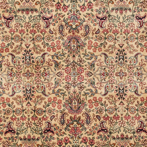 Safavieh Royal Kerman Handcrafted 8' X 10' Area Rug - Luxurious Wool, Timeless Floral Design, Home Elegance Assorted 100% Wool Pile Rk1c-8