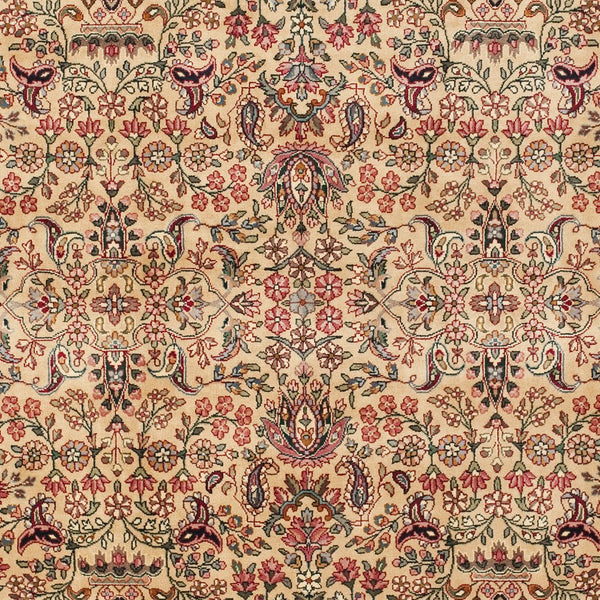 Safavieh Royal Kerman Handcrafted 8' X 10' Area Rug - Luxurious Wool, Timeless Floral Design, Home Elegance Assorted 100% Wool Pile Rk1c-8