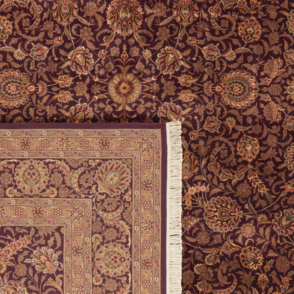 Safavieh Royal Kerman 24g Plum 100% Wool Area Rug - Timeless Elegance With Intricate Patterns For Any Room Assorted 100% Wool Pile Rk24g-8r