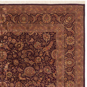 Safavieh Royal Kerman 24g Plum 100% Wool Area Rug - Timeless Elegance With Intricate Patterns For Any Room Assorted 100% Wool Pile Rk24g-8r