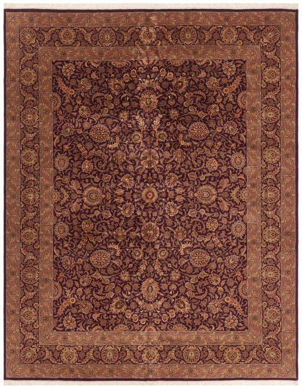 Safavieh Royal Kerman 24g Plum 100% Wool Area Rug - Timeless Elegance With Intricate Patterns For Any Room Assorted 100% Wool Pile Rk24g-8r
