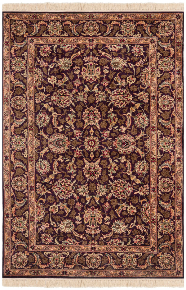 Safavieh Royal Kerman 24g Plum 100% Wool Area Rug - Timeless Elegance With Intricate Patterns For Any Room Assorted 100% Wool  Pile Rk24k-9
