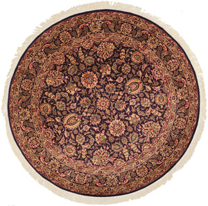 Safavieh Royal Kerman 24g Plum 100% Wool Area Rug - Timeless Elegance With Intricate Patterns For Any Room Assorted 100% Wool  Pile Rk24k-9