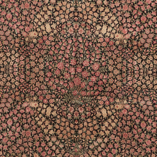 Safavieh Royal Kerman Luxurious Wool Area Rug - Elegant Design, Timeless Craftsmanship For Your Home Decor Black ,Red 100% Wool Pile Rk4a-10