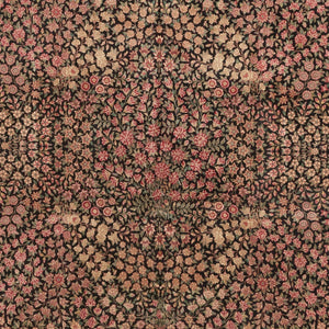 Safavieh Royal Kerman Luxurious Wool Area Rug - Elegant Design, Timeless Craftsmanship For Your Home Decor Black ,Red 100% Wool Pile Rk4a-10