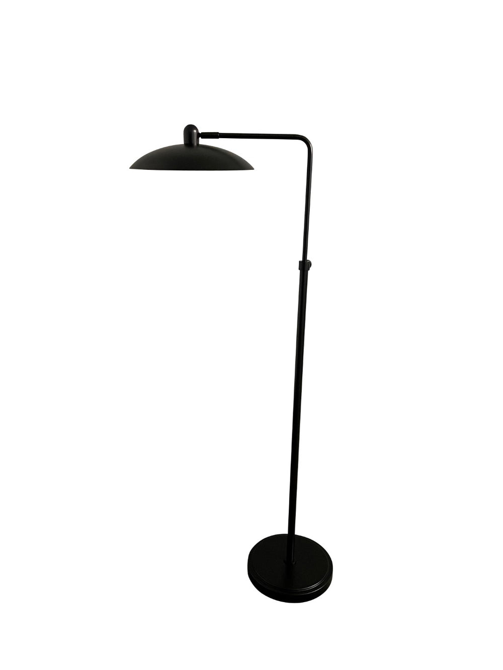 House Of Troy Ridgeline Stylish Adjustable Floor Lamp With Metal Dome Shade And Dimmer For Perfect Lighting Natural Brass Metal Rl200-ntb