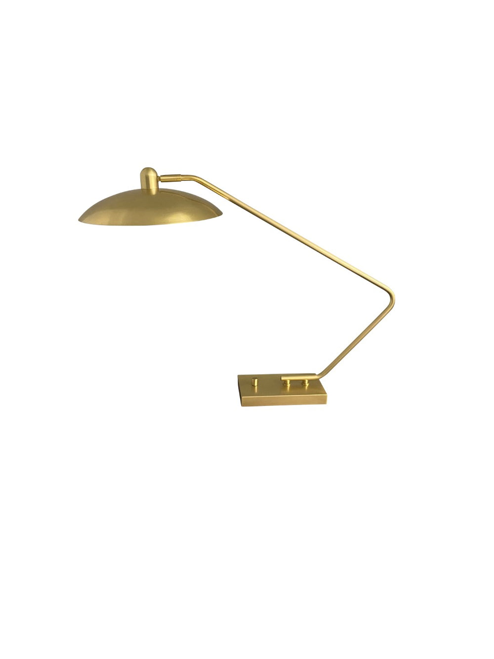 House Of Troy Ridgeline Stylish Task Table Lamp With Adjustable Arm And Chic Metal Dome Shade For Modern Spaces Satin Nickel Metal Rl252-sn