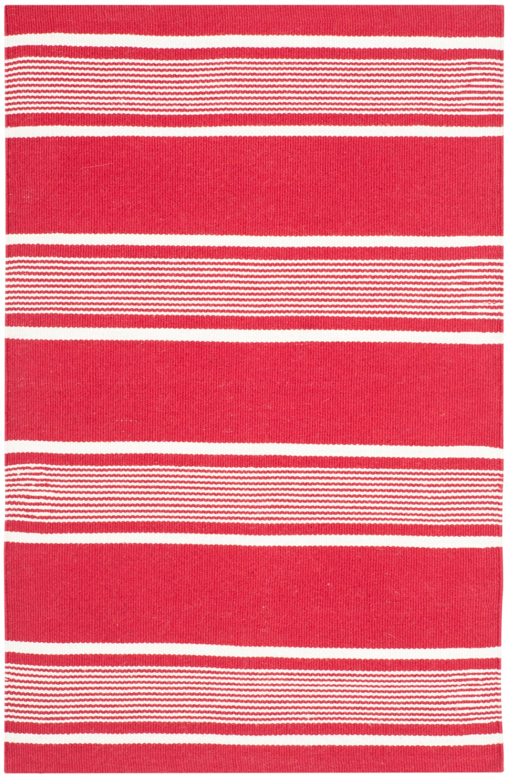 Safavieh Harborview Stripe HAND WOVEN  Rug IIX Racing Red RLR2461D-2