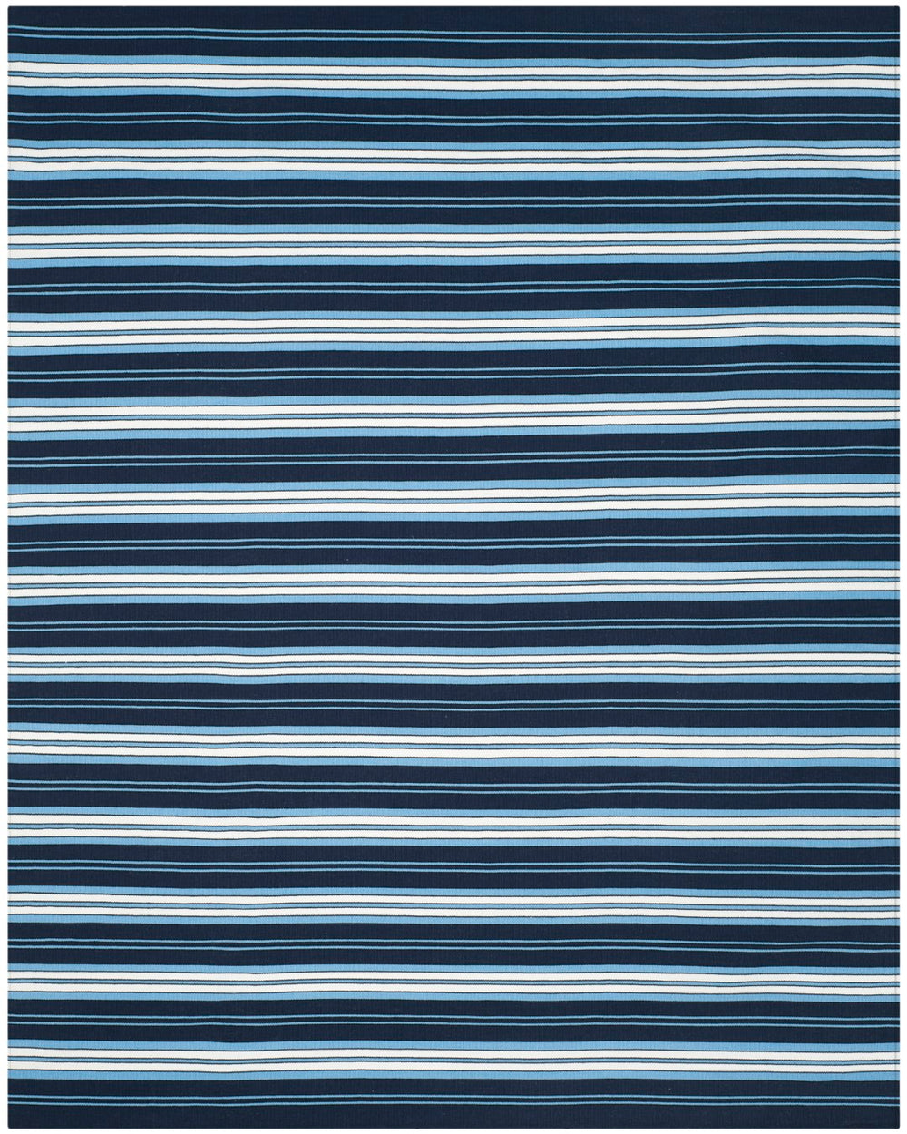 Safavieh Racing Point Stripe HAND WOVEN  Rug IIX Admiral Navy RLR2462A-8