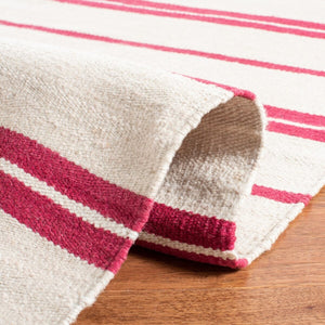 Safavieh Sagaponeck Stripe Hand Woven  Rug Rouge RLR2870H-9