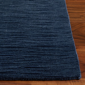 Safavieh Rlr Navy Hand-Loomed Wool Rug — Luxurious Low-Profile 80% New Zealand Wool, Durable Modern Accent 9'-0" x 12'-0" RLR4161N-9