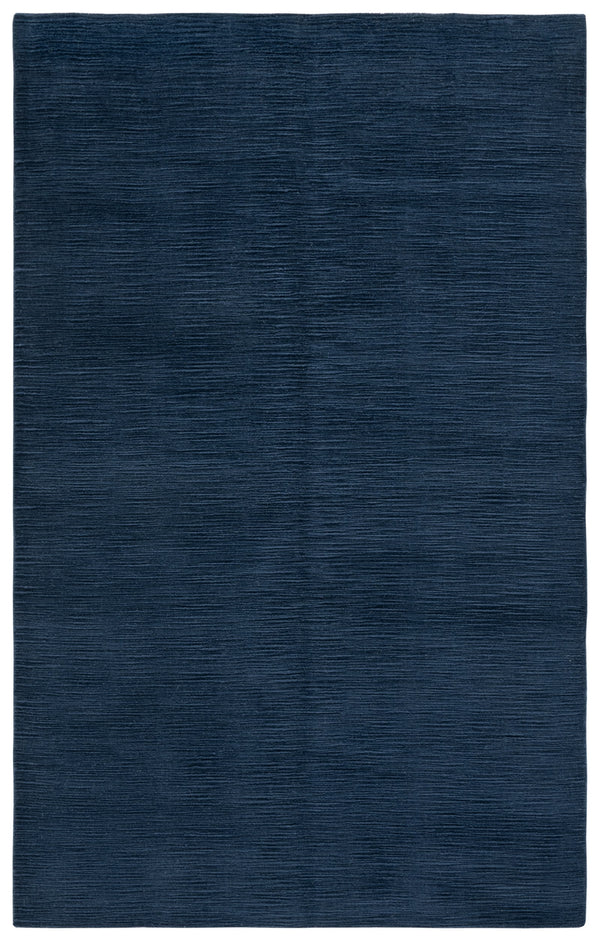 Safavieh Rlr Hand-Loomed Navy Wool Rug — Low-Profile 80% New Zealand Wool, Cotton Blend, Modern Minimalist Elegance 6'-0" x 9'-0" RLR4161N-6