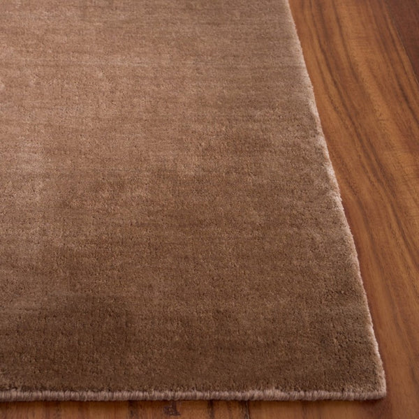 Safavieh Rlr Hand-Loomed Bamboo Silk Wool Cotton Area Rug Solid Beige Ivory Modern Living 9'-0" x 12'-0" RLR4171B-9