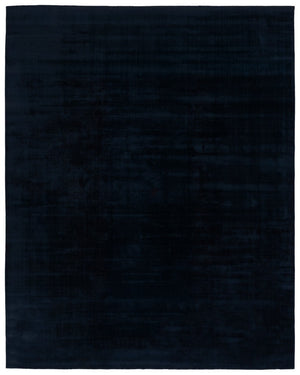 Safavieh Rlr Handloomed Silk Area Rug Solid Navy Indigo Pile Living Room Bedroom Floor 9'-0" x 12'-0" RLR4171N-9