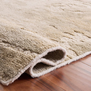 Safavieh Rlr Hand-Knotted Wool Jute Blend Area Rug Tonal Beige Sage Organic Solid Weave 9'-0" x 12'-0" RLR5154B-9