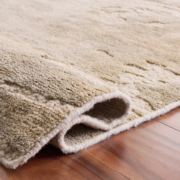 Safavieh Rlr Hand-Knotted Wool Jute Blend Area Rug Tonal Beige Sage Organic Solid Weave 9'-0" x 12'-0" RLR5154B-9