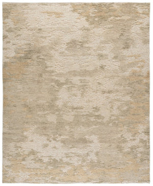 Safavieh Rlr Hand-Knotted Wool Jute Blend Area Rug Tonal Beige Sage Organic Solid Weave 9'-0" x 12'-0" RLR5154B-9
