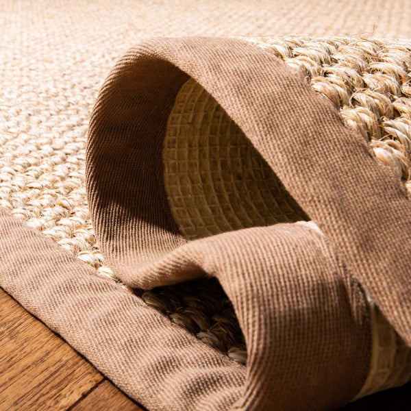 Safavieh Rlr Patmore Natural Sisal Area Rug Power Loomed Bordered Design for Living Spaces 6'-0" x 9'-0" RLR5421B-6