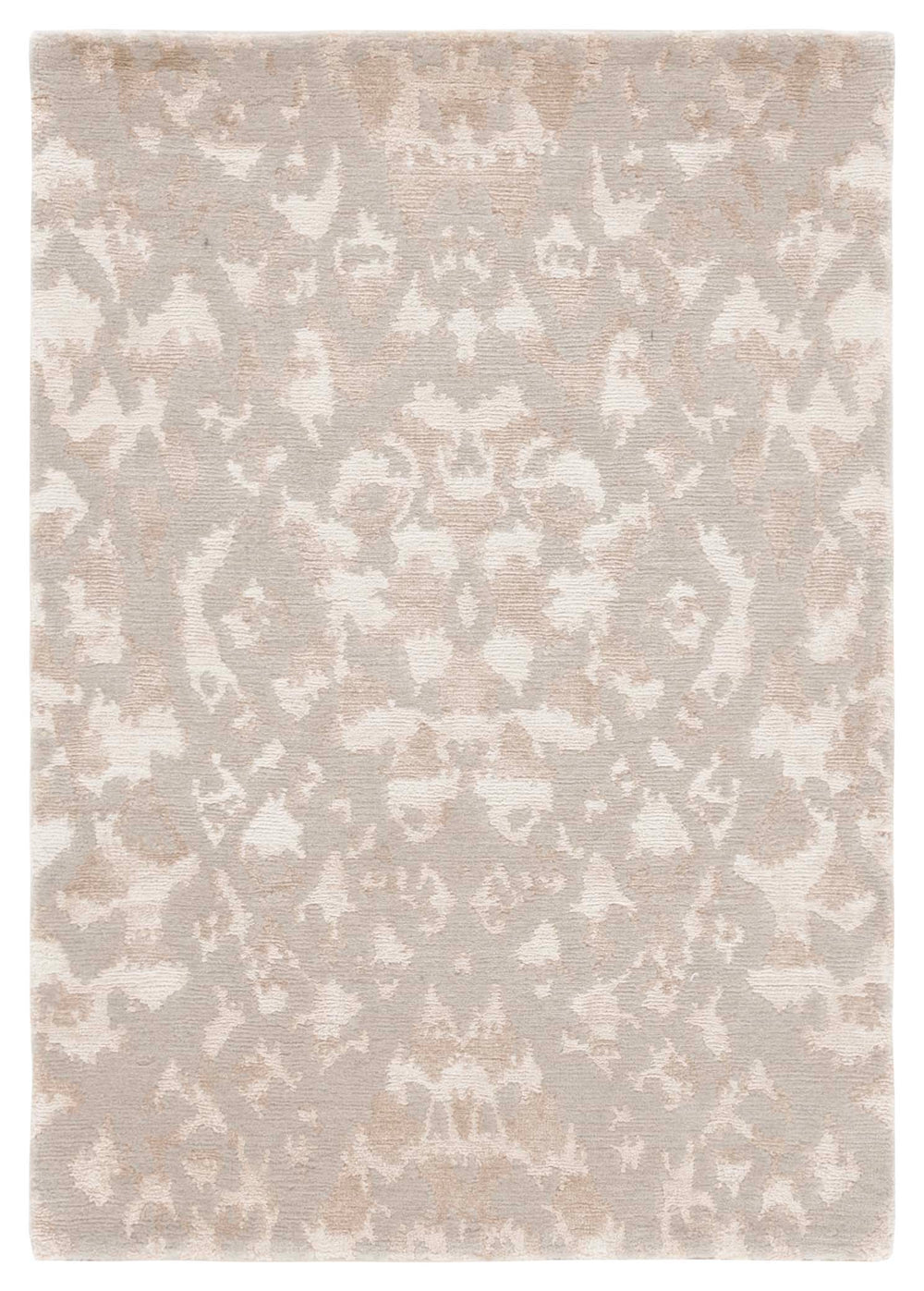 Safavieh Rlr Hand-knotted Tenaya Silver Accent Rug – Luxurious Silk & Wool Blend, 2' X 3' For Elegant Spaces Silver 68% Silk And 32% Wool Rlr6721b-2