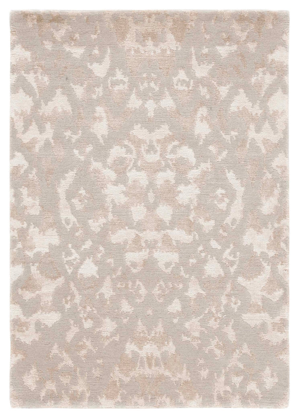 Safavieh Rlr Hand-knotted Tenaya Silver Accent Rug – Luxurious Silk & Wool Blend, 2' X 3' For Elegant Spaces Silver 68% Silk And 32% Wool Rlr6721b-2