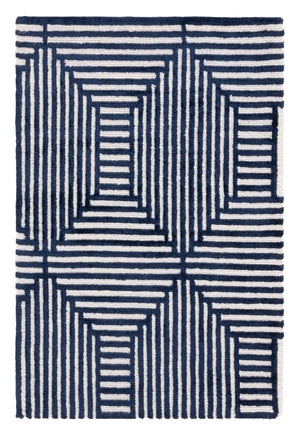 Safavieh Rlr Hand-knotted Wool And Silk Rug With Geometric Pattern - Luxurious Craftsmanship For Any Space Light Blue 56% Wool And 44% Silk Rlr6723d-2