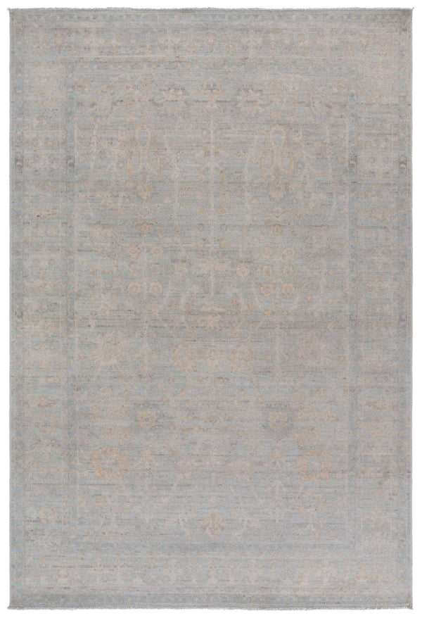 Safavieh Ralph Lauren Hand Knotted Wool Cotton Area Rug Classic Beige Grey Living Room 6' x 9' RLR6801B-6